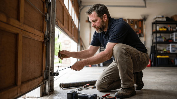 Garage door repair owner starting a business.