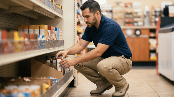 Gas station and convenience store owner managing a fuel station and retail convenience business