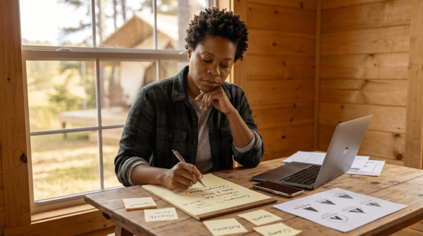 Glamping resort owner brainstorming LLC business name ideas