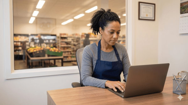 Grocery store owner creating an LLC for a small retail business