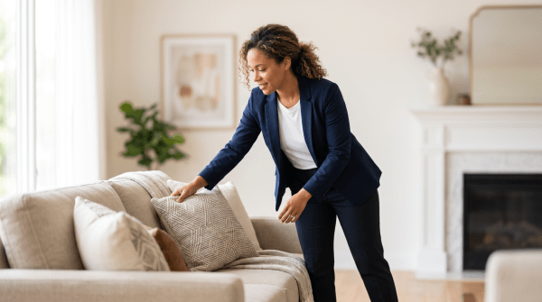 Home staging service owner starting a business.