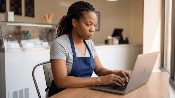 Ice cream shop owner creating an LLC for a dessert and frozen treats business