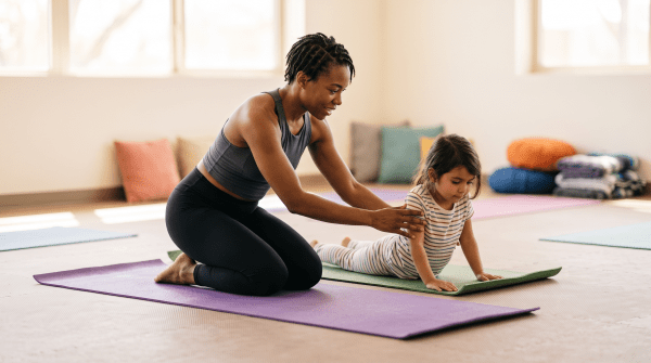 Kids yoga program owner starting a business.