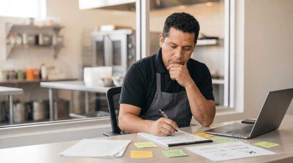 Meal prep and delivery business owner brainstorming LLC business name ideas