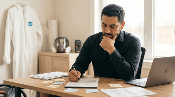 Mold remediation business owner creating LLC name ideas