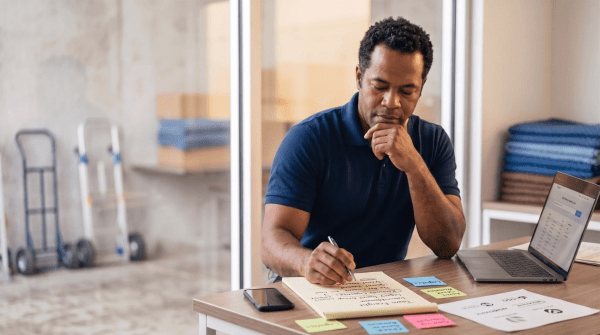 Moving company owner creating LLC business name ideas