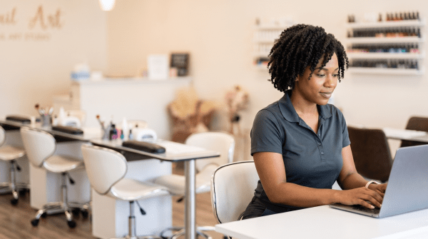 Nail art studio owner forming their LLC