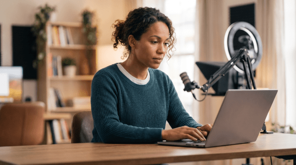 Online course business owner creating an LLC for an online education and e-learning business