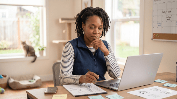Pet sitter naming a pet sitting business