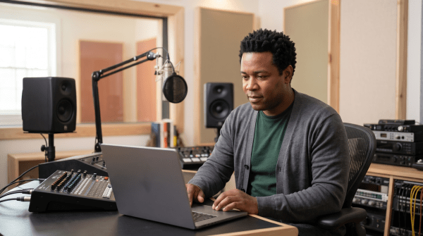 Podcast production studio owner forming their LLC