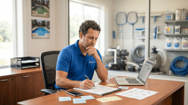 Pool cleaner naming a pool cleaning business