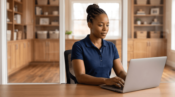 Professional organizer business owner forming their LLC