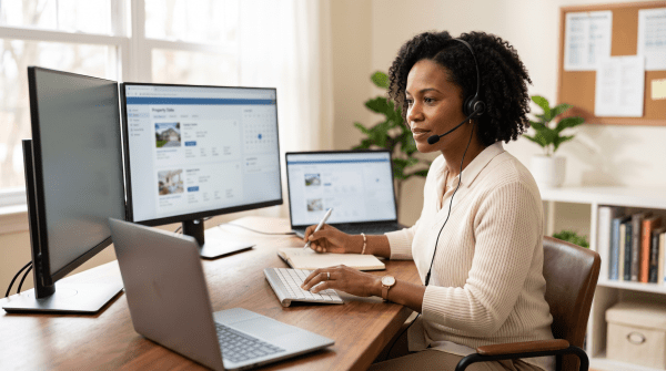 Real estate virtual assistant owner starting a business.