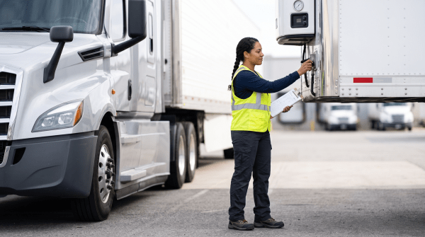 Refrigerated trucking owner working on their new business idea