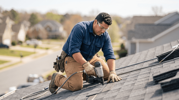 Residential roofing owner starting a business.
