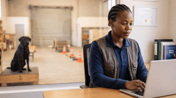 Scent detection training business owner forming their LLC