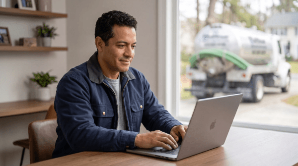 Septic system services business owner forming their LLC