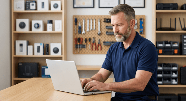 Smart home repair business owner forming their LLC