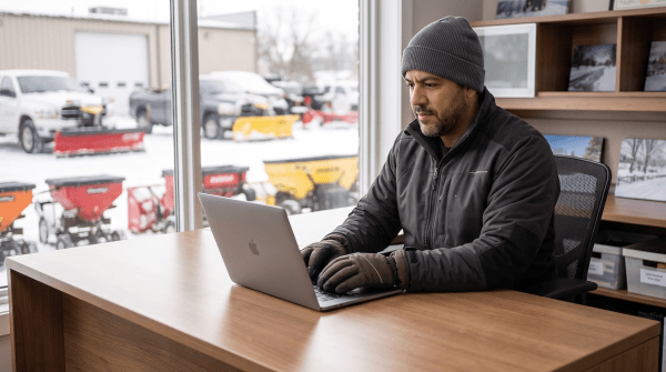 Snow plowing service owner forming their LLC