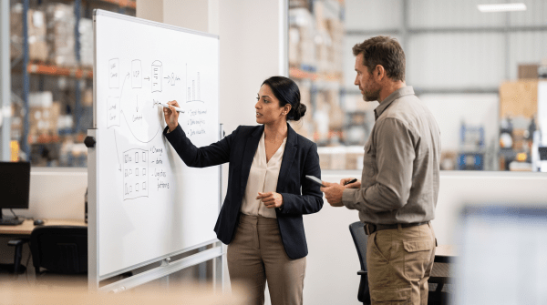 Supply chain consulting owner starting a business.