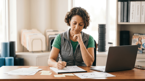 Trainer naming a personal training business