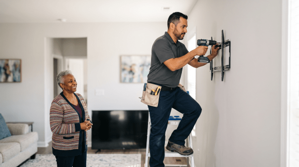 TV mounting service owner starting a business.