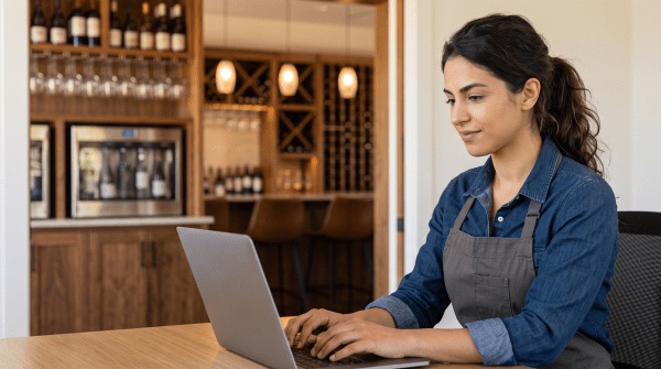 Wine bar owner forming their LLC