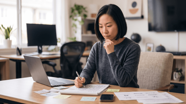 WordPress agency owner brainstorming business name ideas