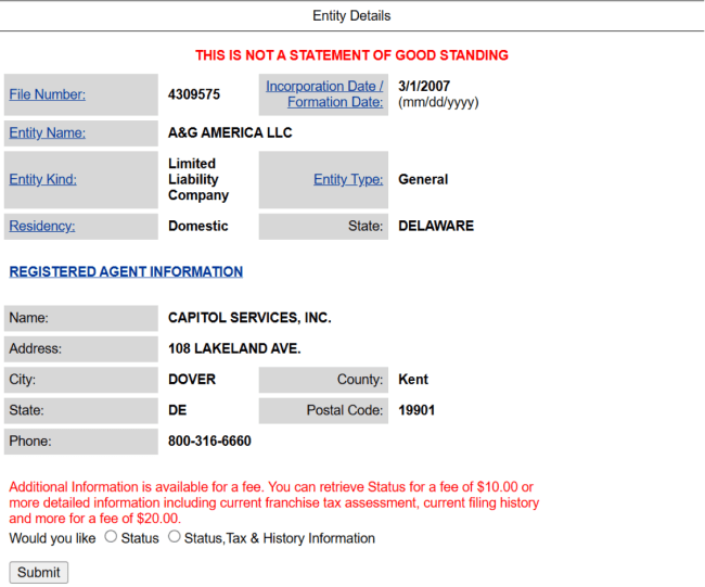 Delaware business name search results 2