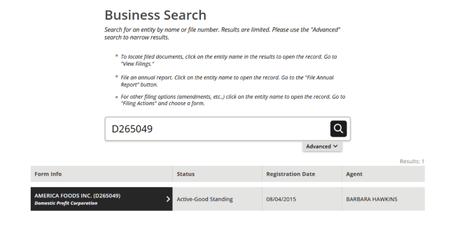 Montana filing number search