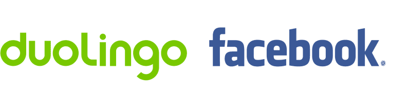 facebook duolingo logo