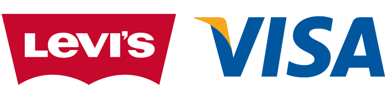 visa levis wordmark logo