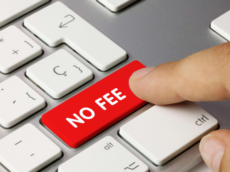 no filing fee California