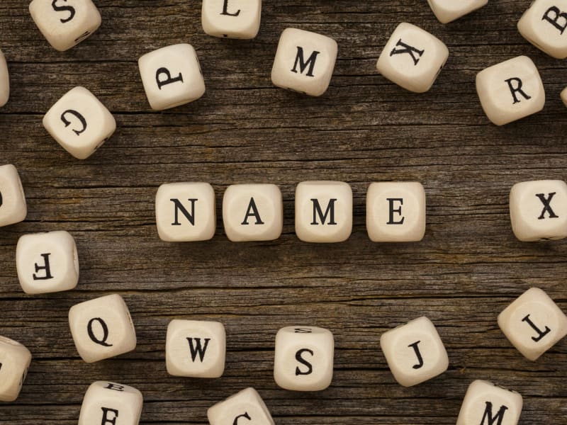 name blocks
