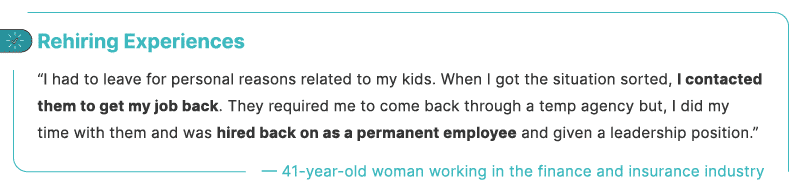 Rehiring Experiences
