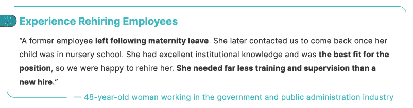 Experience Rehiring Employees