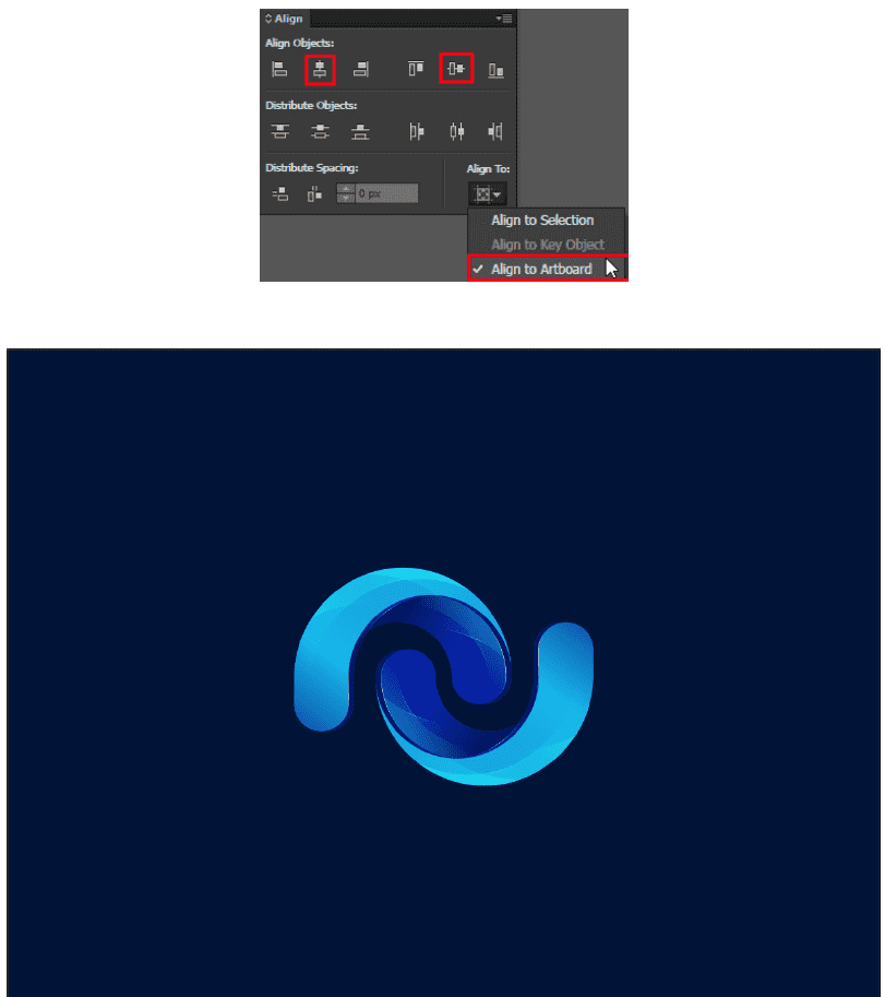 3d logo step 18