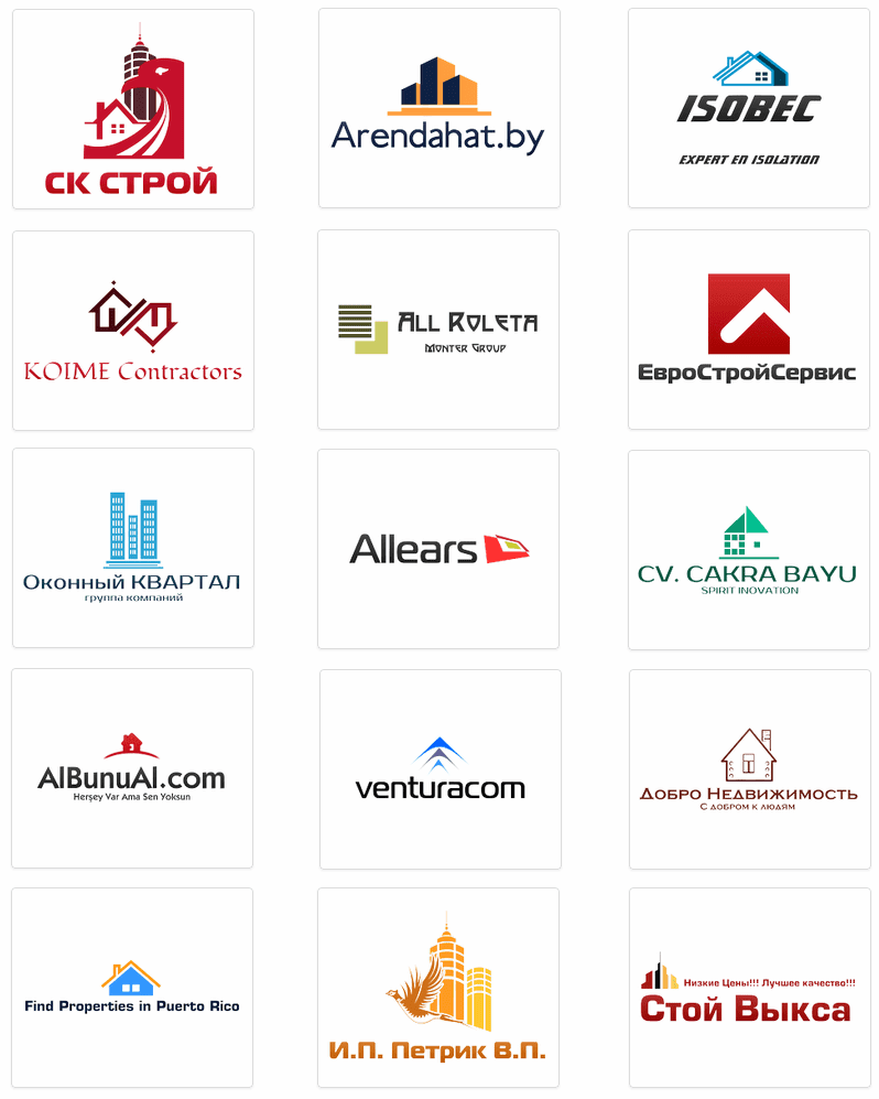 CONSTRUCTION COMPANY LOGO OPTIONS