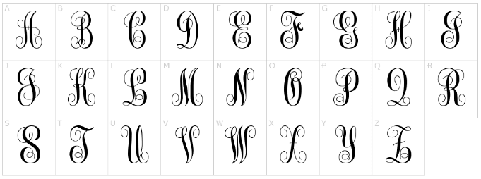 The Best 30 Free Monogram Fonts – That's What {Che} Said