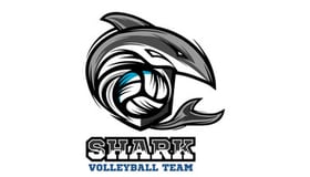 Shark Volleyball Logo
