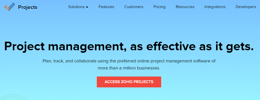 Zoho Projects