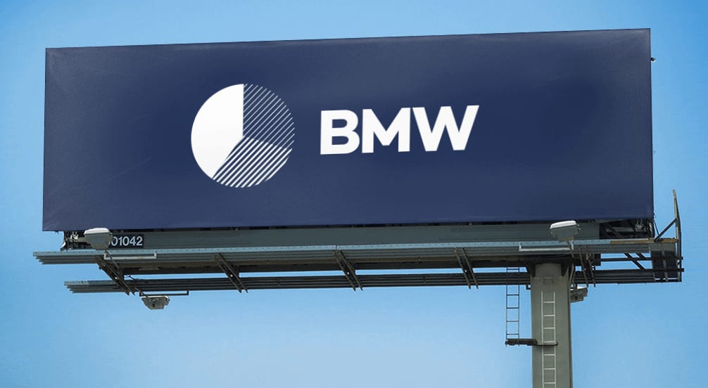 How would BMW logo look like if it were made in ZenBusiness?