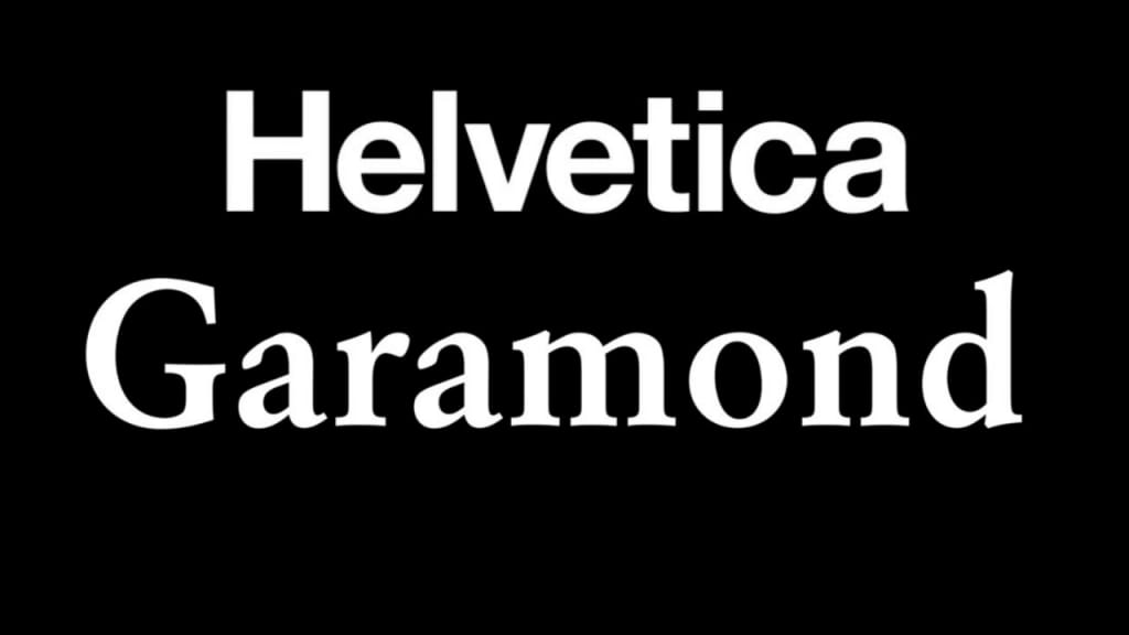 Helvetica Neue u0026amp; Garamond