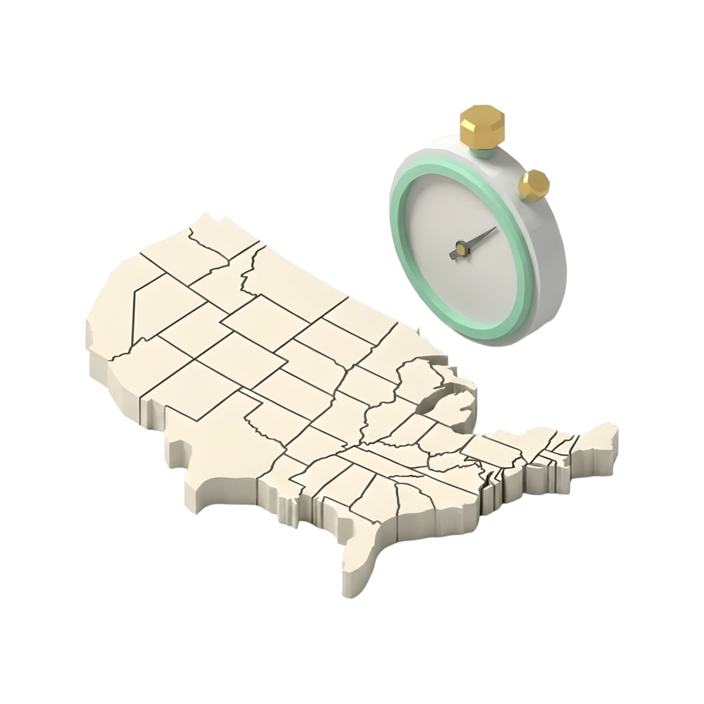 State fees and filing times
