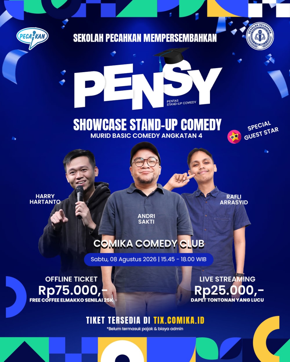 PENSY - Pentas Stand up Comedy (Sekolah Pecahkan Basic Comedy Batch 4)