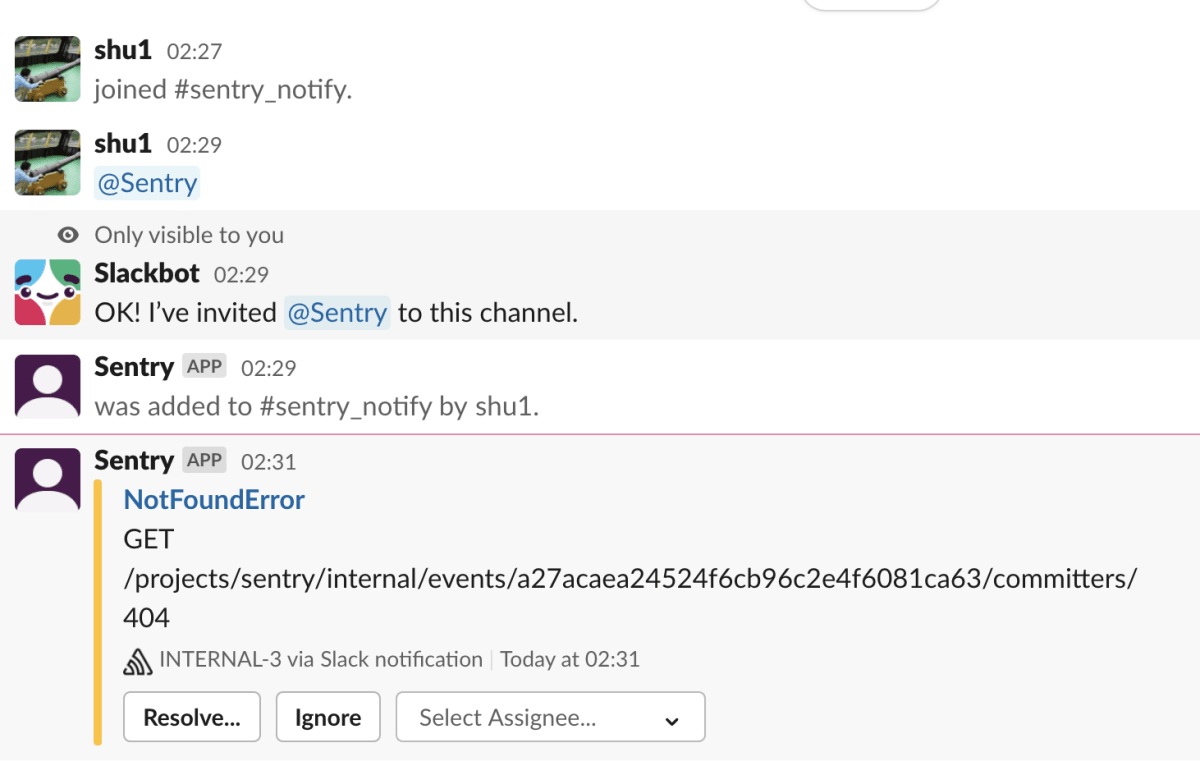 sentry-slack