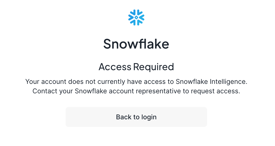 Snowflake Intelligence