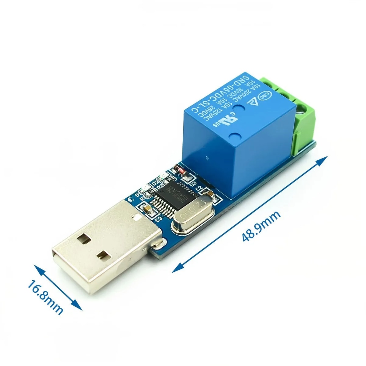 LCUS-1 type 1/2 channel USB Relay Module Electronic Converter PCB USB Intelligent Control Switch