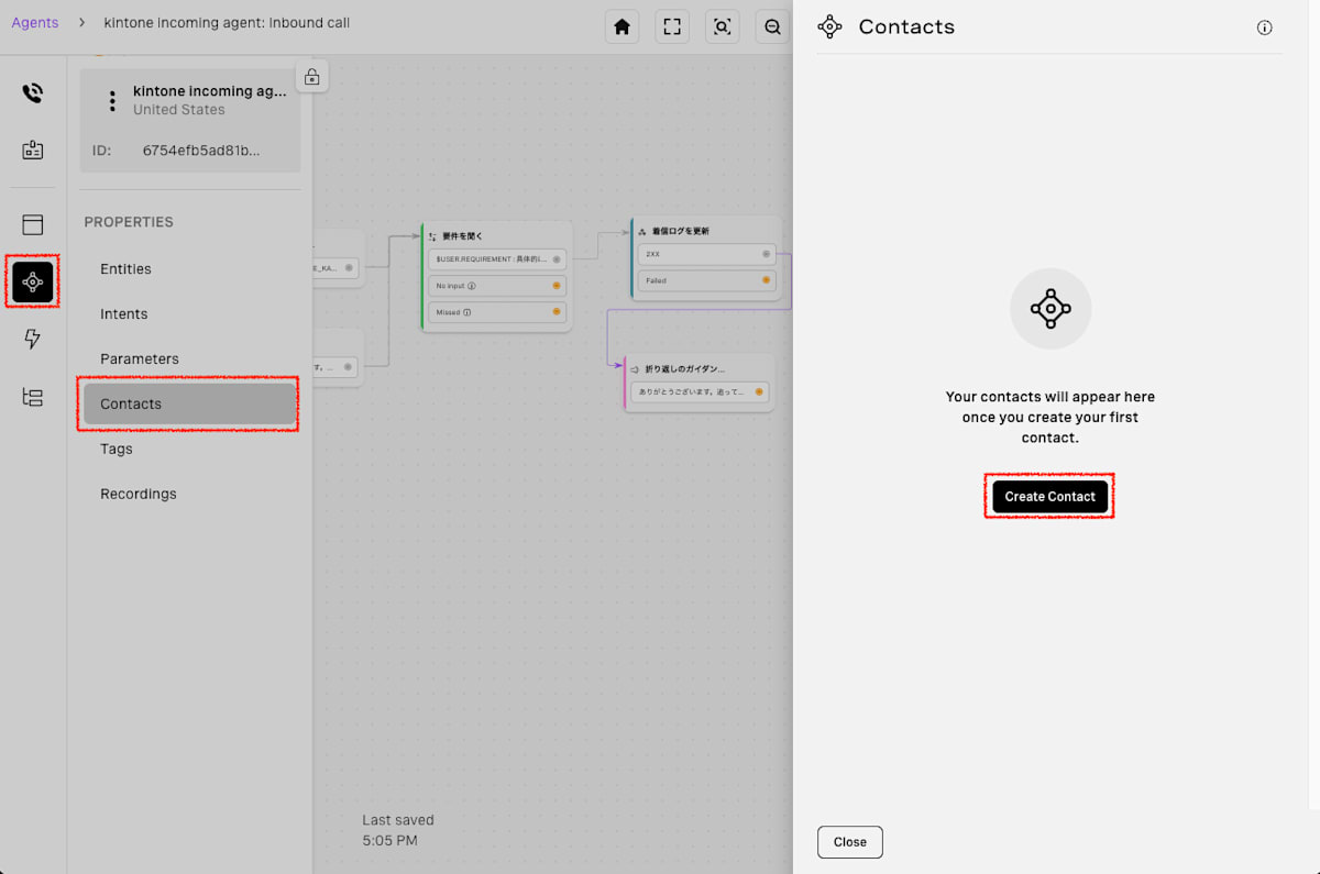 Create contact