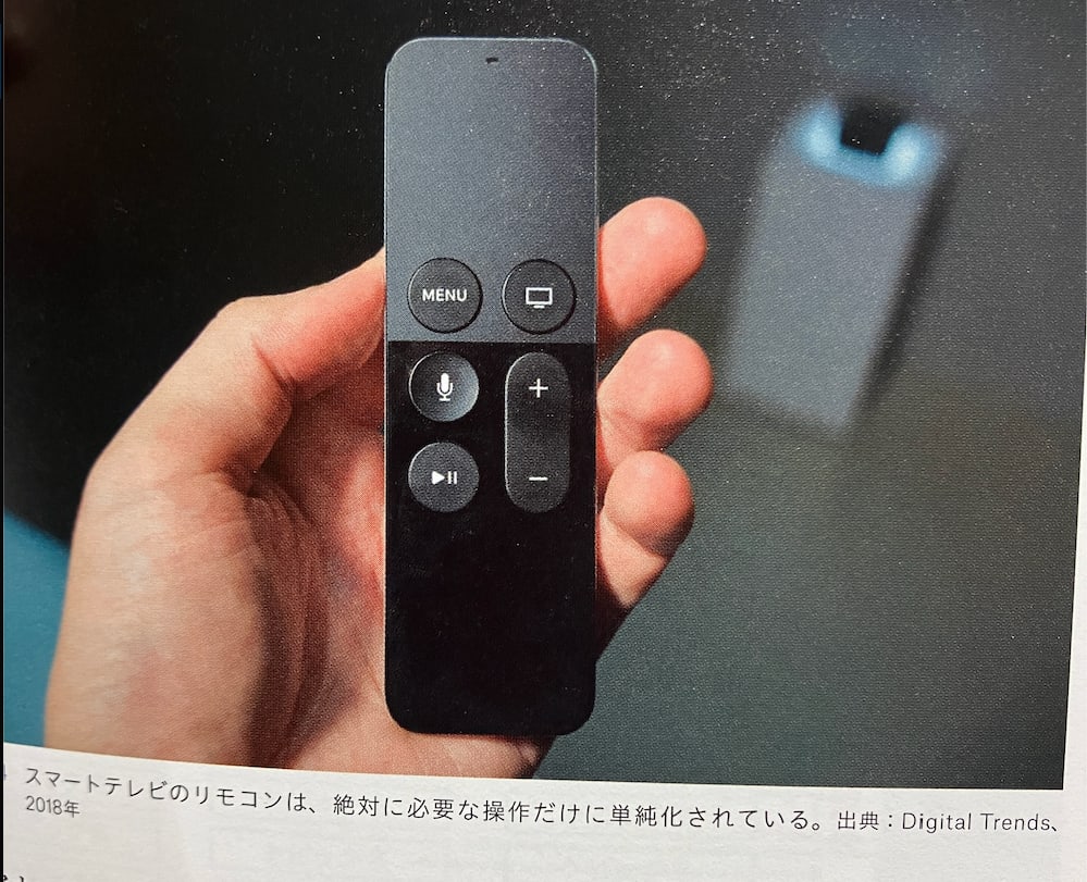 スマートテレビのリモコン